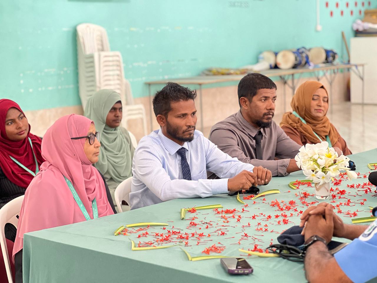 During the meeting with the Police Regional Commander